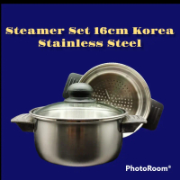Steamer Set/Panci Kukusan 16 cm Korea Stainless Steel
