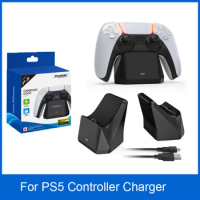 For PS5 Controller Charger USB Single Charging Dock Stand Station Cradle For Sony Playstation 5 For PS5 Gamepad Controller New