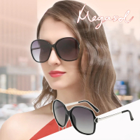 MEGASOL gucci設計師同款寶麗萊UV400偏光太陽眼鏡(MS9217-送禮禮品)