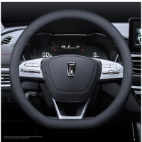 nappa leather car steering wheel cover for bestune M9 b70s t99 t90 t77 t55 t33 e01 nat pony b30 b50 b90 x40 x80 interior protect