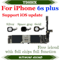 For iPhone 6S Plus Clean iCloud Motherboard 16G 32G 64G 128GB Support iOS Update Mainboard Good Tested Logic Board Full Chips MB