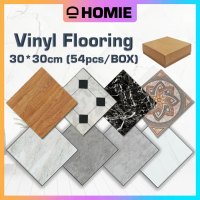 [54PCS PER BOX] Vinyl Flooring Floor Sticker Vinyl Jubin Lantai Mozek Tampal Lantai Simen Ceramic Bi