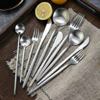 [COD] Daoqi 304 Stainless Steel Knife Fork Spoon Restaurant Hotel Western Steak Knife Fork Creative 