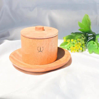 mug cangkir gelas kopi set - cangkir kopi kayu mahoni - gelas teh