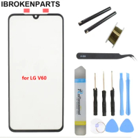 Front Outer Glass Lens Cover Repair Replacement Kits For LG G8 V60 V50 V30 ThinQ Touch Panel Glass &amp; Tools