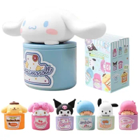 Miniso Sanrio Blind Box Storage Jar Decoration Kuromi Pachacco Cinnamoroll My Melody Kawaii Anime Peripheral Children'S Toy Gift