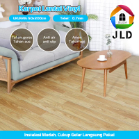 JIELIDA Karpet Vinyl Lantai Gulung Ukuran 50 x 200/ Tebal 0.7 mm Anti Rayap/ Motif Kayu Dasar