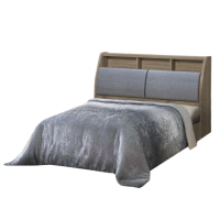 【BODEN】恩倫5尺雙人床組(收納床頭箱+六分木心板床底-不含床墊)