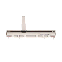 Potentiometer, RS45 Series, ประเภทตรง, ความยาวทั้งหมด 60 มม., เฟดเดอร์ Tempo ระยะพิทช์ 10KB × 2, DCV
