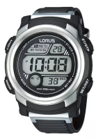 Lorus Jam Tangan Pria Lorus Original Garansi Resmi R2313GX9 Strap Silicone Black Digital