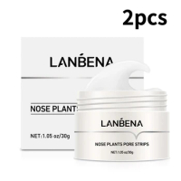 2pcs LANBENA Blackhead Remover Peeling Mask 60pcs Tissues Face Mask Blackhead Acne Treatment Deep Cleansing mask wholesale