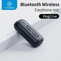 HAGIBIS WIRELESS MICROPHONE BLUETOOTH EARPHONE MIC VOICE RECORDING RECEIVER FOR IPHONE IPAD LIVE TIK