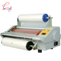 A3 paper laminating machine,cold roll laminator Four Rollers laminating machine worker card,office file laminator 110v / 220v