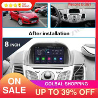 Android 12.0 Car DVD Player GPS Navigation For Ford Fiesta MK7 2013-2016 Car Radio player Auto Video stereo Multimedia head unit