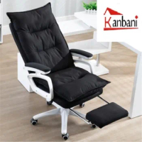 Kanbani Fabric Home Gaming Comfort Swivel Chair Comfortable Backrest Boss Office Chair Free Shipping