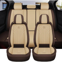 Car Seat Covers Leather Full Set For Ssangyong Actyon Sport Hyundai HB20 Toyota Hilux BMW F10 Mitsubishi L200 Auto Accessories