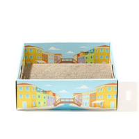 貓抓板窩貓窩盒子耐磨不掉屑耐抓紙箱瓦楞紙貓咪磨爪貓玩具平行進口