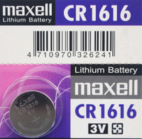 maxell CR1616 鈕扣型鋰電池 3V/一排5顆入(促50) 水銀電池 手錶電池-傑梭