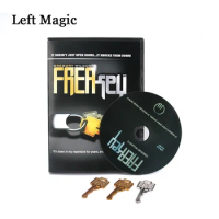 FreaKey By Gregory Wilson (Gimmicks+DVD) Magic Tricks Key Close Up Stage Magic Tricks Tools Mentalism Comedy