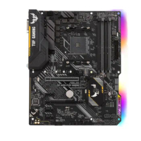 Used ASUS TUF B450-PLUS GAMING B450 Chip DDR4 32Gbps M.2 ATX Motherboard Mainboard for AMD Socket AM4