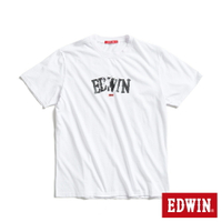 EDWIN 能量爆炸LOGO短袖T恤-男款 白色 #503生日慶