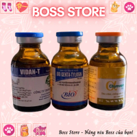 Bộ 3[20ml] - Vidan T + genta-tylosin + chymosin- viêm phổi, sưng phù đầu, tiêu chảy ở gà chọi