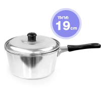 หม้ออลูมิเนียม หม้อต้มโจ๊ก มีด้ามจับ ขนาด 19 CM. รุ่น Joke-pot-staineless-steel-19-09f-June คําแนะนํ