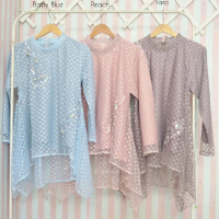 Ayrin Blouse Brukat, blouse brokat blouse kondangan