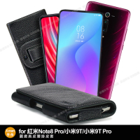 Xmart for 紅米Note8 Pro /小米9T /小米9T Pro麗緻真皮腰掛皮套