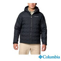 Columbia 哥倫比亞 男款 - Omni Tech防水金鋁點極暖連帽羽絨外套-黑色 UWE78570BK/IF