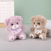 Small Bear Pendant Keychain Plush Doll Toys Cartoon Little Teddy Bear Keyring Pendant Backpack Charms Bag Decor Child Gifts