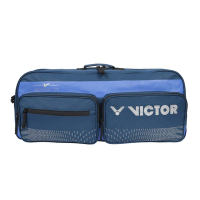 VICTOR 6支裝矩形包-後背包 雙肩包 肩背包 裝備袋 球拍袋 勝利 BR2601B 墨藍銀