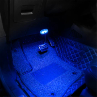 Car Interior Touch Light 6LED Mini Roof Read Bulb Trunk Armrest Box LED Home Kitchen Closet Cabinet Blinker Without Battery