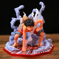 Anime One Piece Luffy Gear 2 Action Figure Toys Manga Figurine PVC Collection Model Figuras 12cm Kawaii Doll Gift for Children