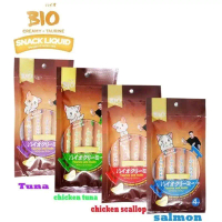 Satu pack Bio Creamy Snack Kucing BAIM WONG 15gr 4pcs Treats Setara Meo