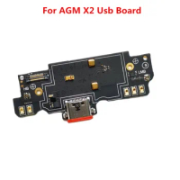 Original For AGM X2 Usb Board Charger Port Dock Charging Micro USB Slot Parts For AGM X2 Phone