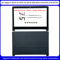 For Acer Aspire 3 A315-41 A315-53 A315-53G A615-51G A315-51G N17C4 Rear Lid LCD Back Cover / Front Bezel / Hinges / Screw