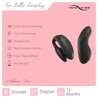 WE-VIBE Chorus Pro Couple Dual Stimultor Pasangan Dengan Kontrol Aplikasi, Fusion Wave & Haptic Sque