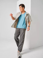 OBSTYLE 涼感．冰咖啡紗抗UV短袖上衣《KL0695》