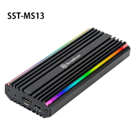 【最高現折268】SilverStone 銀欣 MS13 RGB M.2固態硬碟外接盒/SST-MS13