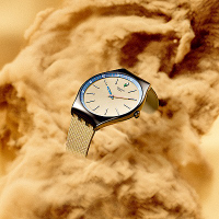 Swatch Skin Irony 超薄金屬系列手錶 SUNBAKED SANDSTONE 礫岩 (38mm) 男錶 女錶 手錶 瑞士錶 錶