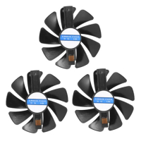 ABGZ-3Pcs 95Mm CF1015H12D DC12V Video Card Cooler Cooling Fan Replace For Sapphire NITRO RX480 8G RX 470 4G GDDR5 RX570