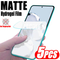 5PCS Matte Hydrogel Film For Xiaomi 12 Lite 12T Pro Xiomi Xiami Xiaomy 12Pro 12Lite Anti-Fingerprint Protection Screen Protector