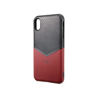 【Gramas】iPhone Xs Max 6.5吋 邊際 軍規防摔經典手機殼(紅)