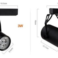 12W high power led track light / stand lamp / commercial lighting / 12*1w led track spotlight