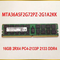 1PCS For MT RAM 16G 16GB 2RX4 PC4-2133P 2133 DDR4 Memory MTA36ASF2G72PZ-2G1A2KK