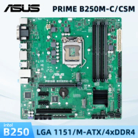 ASUS PRIME B250M-C/CSM Micro ATX DDR4 Intel B250 Motherboard LGA 1151 for Core i5 6500 6400 7500 7600 i7 7700 6700 i3 6100 6300
