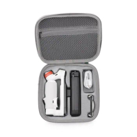 Grey For INSTA360 FLOW Storage Bag Cell Phone Gimbal Stabilizer Bag Organizer Shoulder Bag
