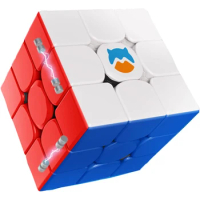 GAN Monster Go EDU 3X3 V2 M Magnetic Magic Speed Cube GAN Monster Go EDU 3X3 V2 M Stickerless Professional Souptoys Puzzle