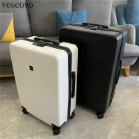 Vescovo 22"24"26Inch Fashion Suitcase On Wheels Travel Luggage Cabin Trolley Box Rolling Luggage
